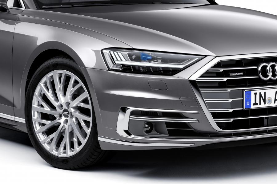 Детали экстерьера Audi A8 L 55 TFSI Quattro (D5) 2017 года  (WW) (фото 32 из 116)